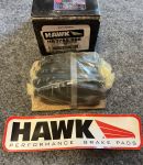 Колодки тормозные задние Hawk HT-10